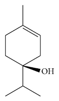 Chemical structure of terpinen-4-ol (4TRP). | Download Scientific Diagram