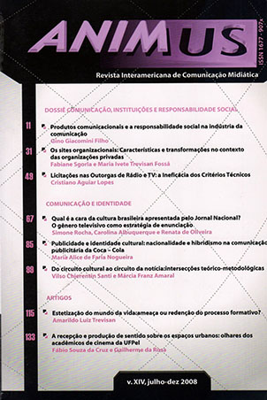 					Visualizar v. 7 n. 14 (2008)
				