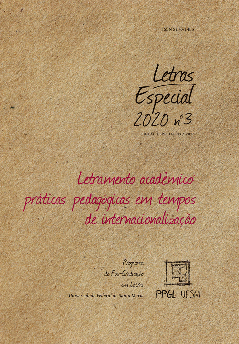 					Visualizza Edição Especial - 3/2020: Letramento acadêmico: práticas pedagógicas em tempos de internacionalização
				