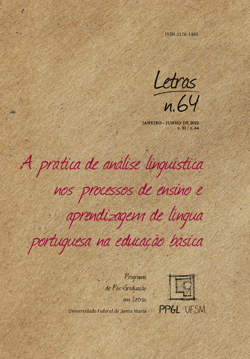 Capa da revista Letras, n. 64