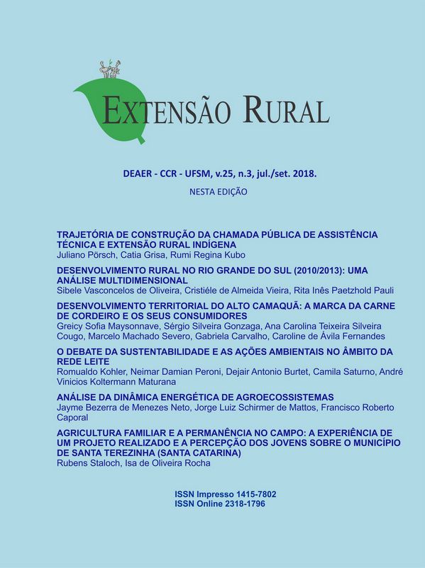 					Visualizar v. 25 n. 3 (2018): Extensão Rural - jul./set. 2018.
				