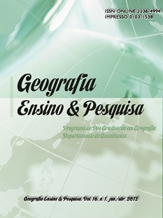 					Visualizar Vol. 16, n. 1, jan/abr (2012). Geografia Ensino & Pesquisa.
				