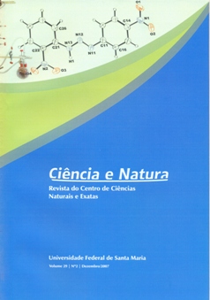 					View CIÊNCIA E NATURA, V. 29, N. 2, 2007
				