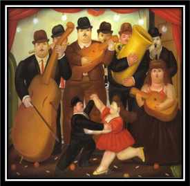 Dancing in Colombia, 1980 - Fernando Botero